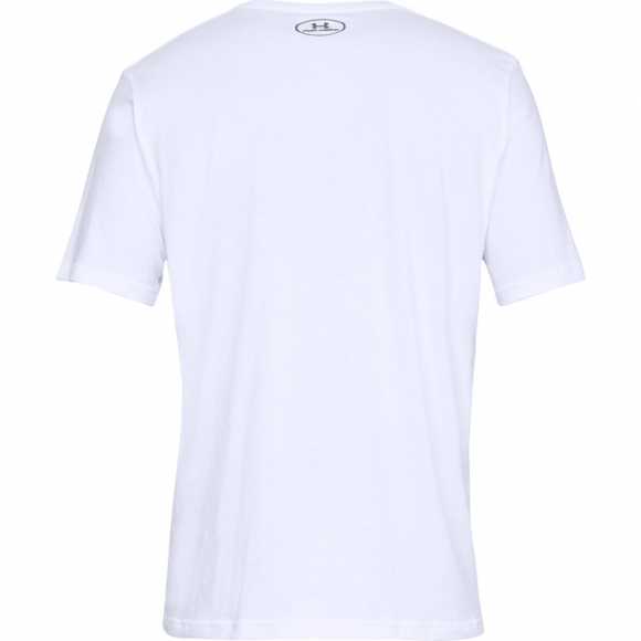 белая футболка under armour (1329582-100)