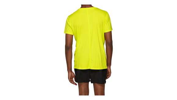 футболка для бега асикс желтая (2011A006-752)