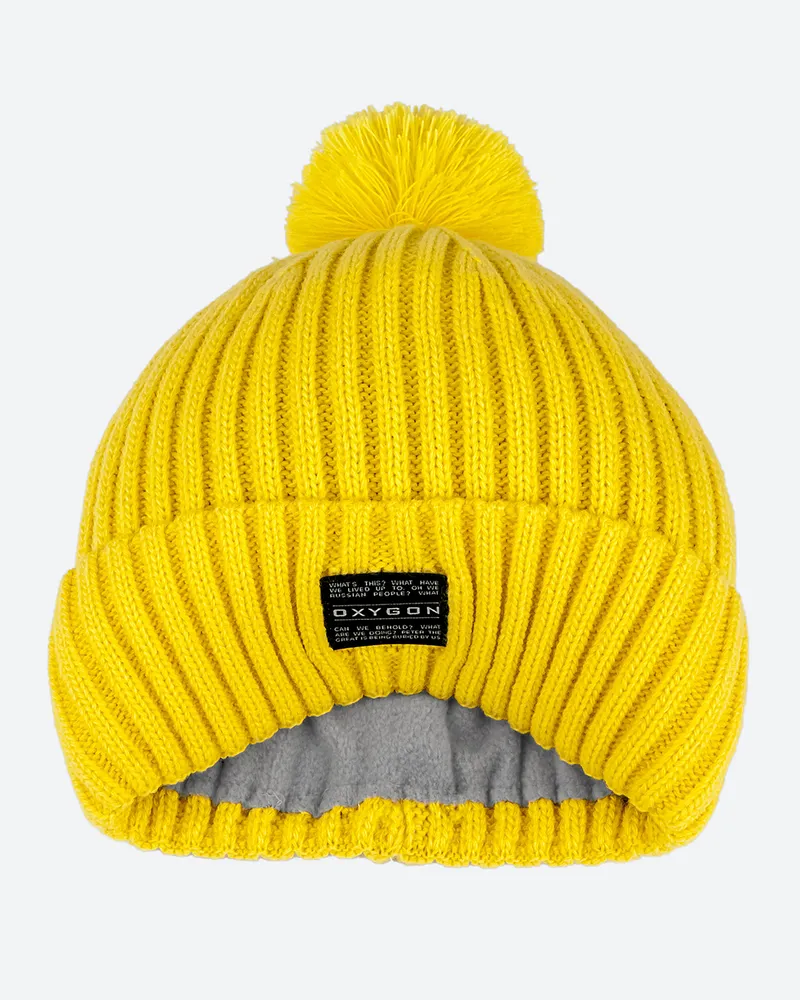 шерстяная шапка Oxygon VALDAI желтый (VAL-001)