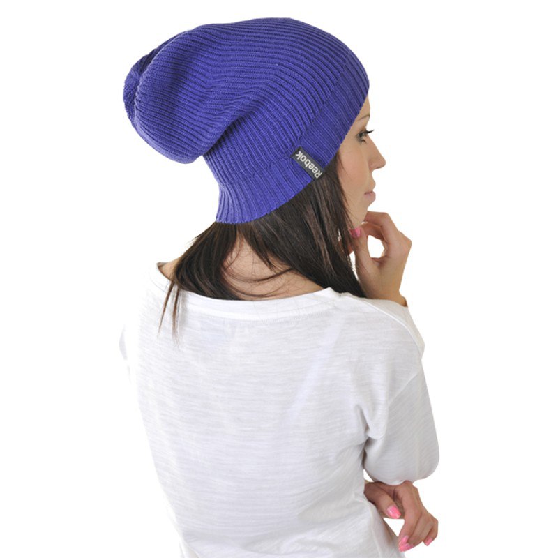 женская шапка фиолетовая (W36734)