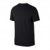 черная мужская футболка найк беговая (AJ7565-010)