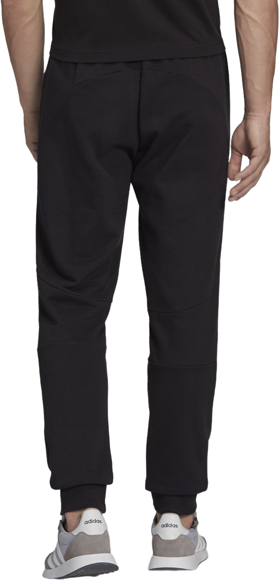 брюки хлопок и полиэстер черные (HE1800)