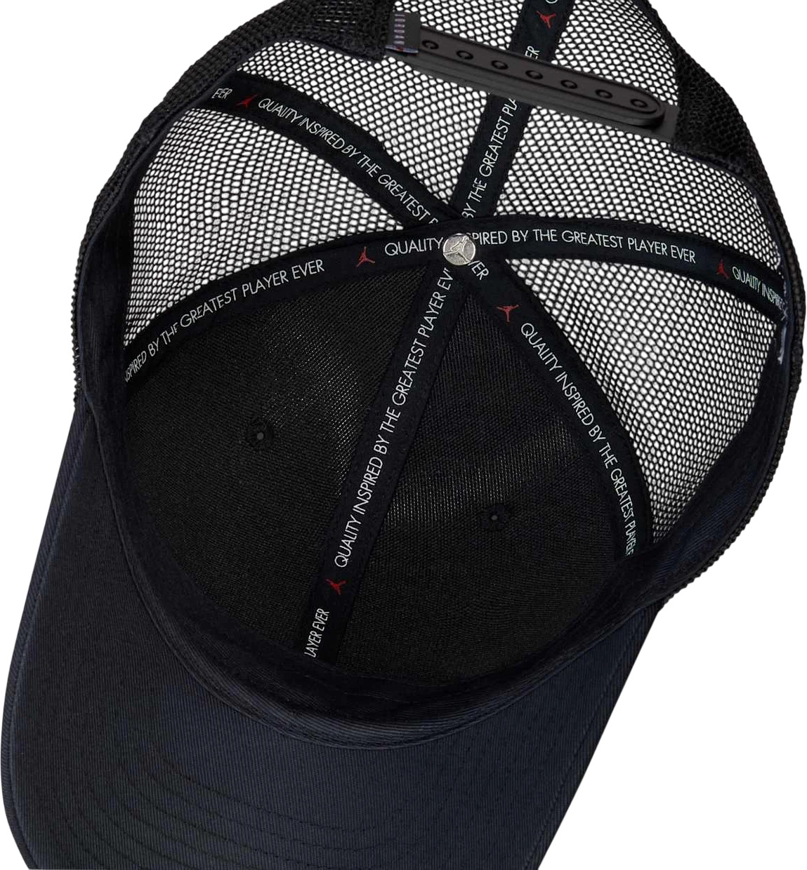 кепка jordan черная сетчатая